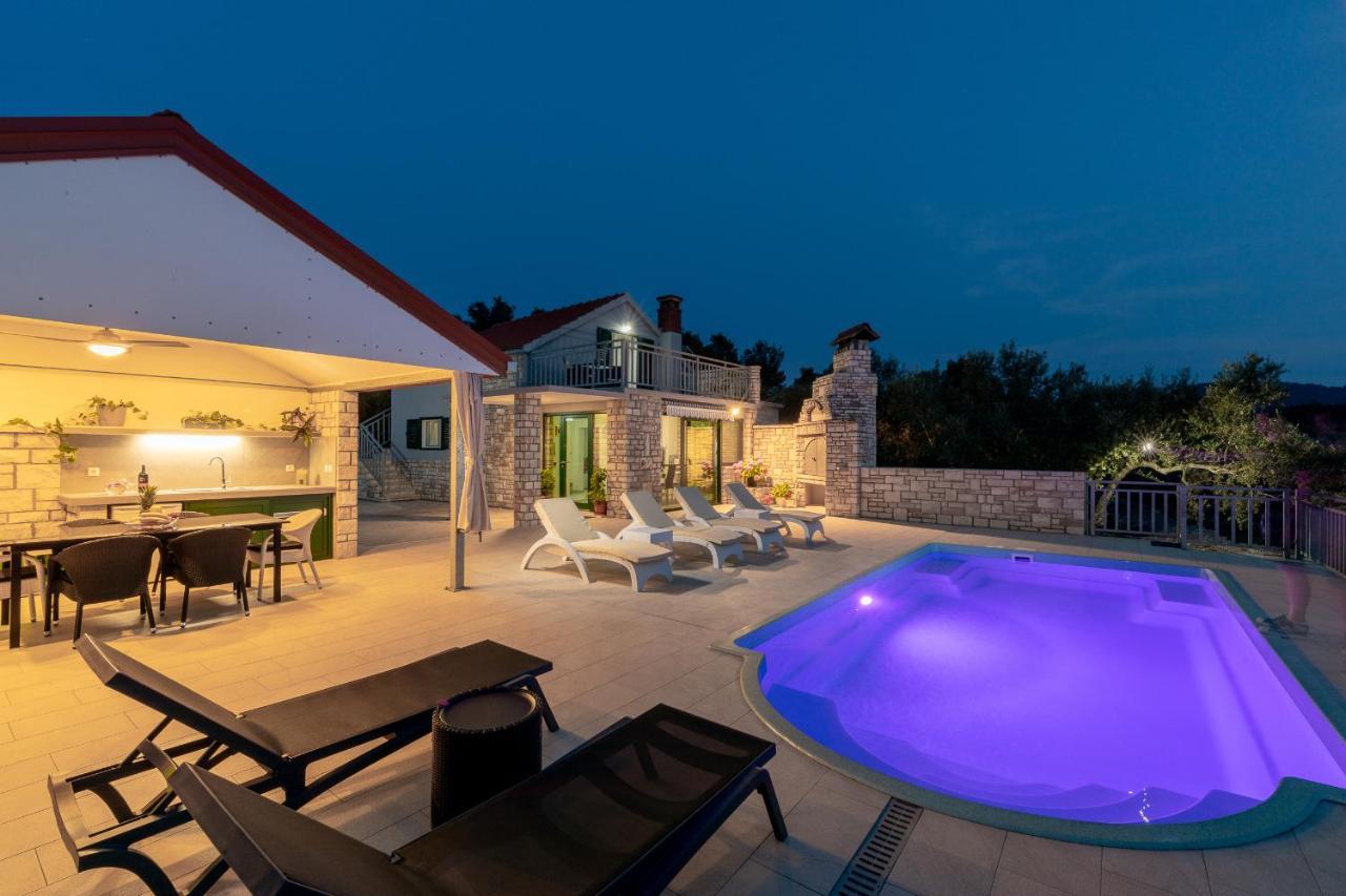 Villa Barbara - Olive Paradise, With Chlorine-Free Pool Vela Luka Ngoại thất bức ảnh