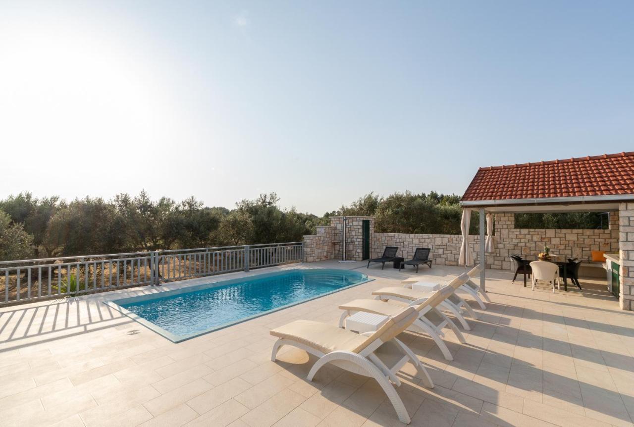 Villa Barbara - Olive Paradise, With Chlorine-Free Pool Vela Luka Ngoại thất bức ảnh